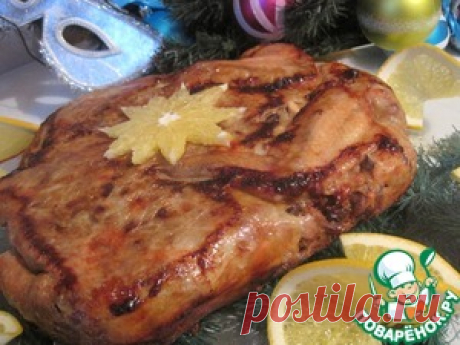 Фаршированная курица без костей - кулинарный рецепт
