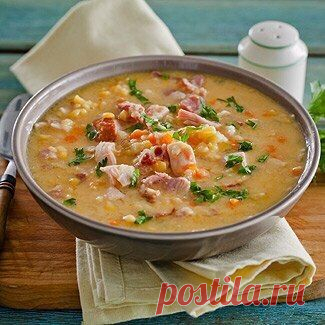 ГОРОХОВЫЙ СУП С КОПЧЁНОЙ КУРИЦЕЙ В МУЛЬТИВАРКЕ!