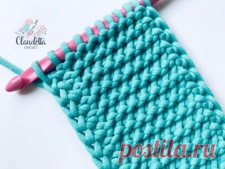 TUNESISCH HÄKELN PERLENMUSTER / ANFÄNGER