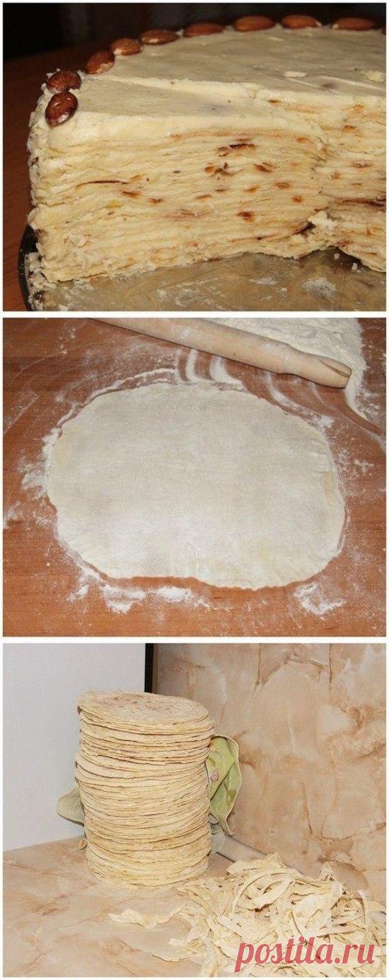 Торт "Наполеон" на сковороде