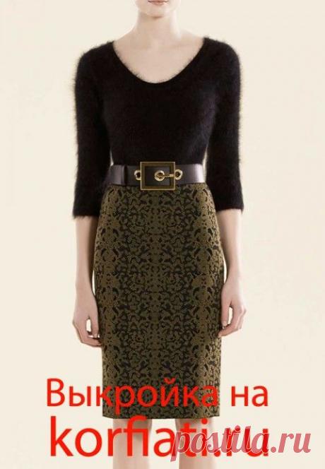 Выкройка юбки от Школы шитья Анастасии Корфиати