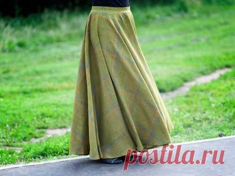 Как сшить юбку-солнце — Мастер-классы на BurdaStyle.ru