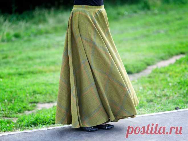 Как сшить юбку-солнце — Мастер-классы на BurdaStyle.ru