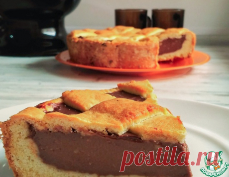 Пирог с шоколадной начинкой – кулинарный рецепт