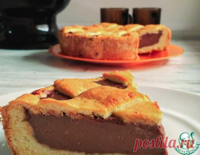 Пирог с шоколадной начинкой – кулинарный рецепт