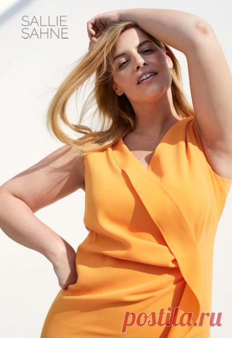 Lookbook женской одежды plus size голландского бренда Sallie Sahne весна-лето 2019