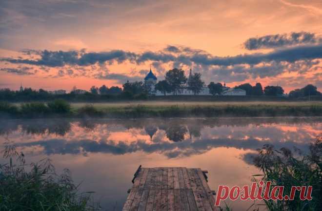 Суздаль. Река Каменка. Владимирская область.