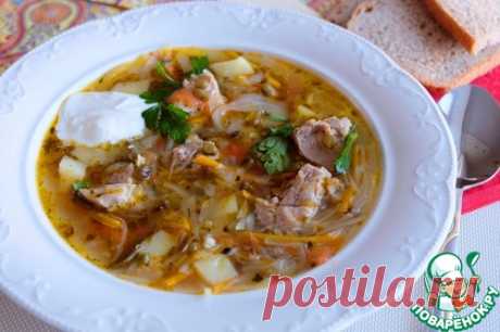 Щи со свежей капустой и фасолью - кулинарный рецепт