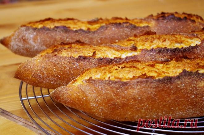 Багеты с ржаной мукой — рецепт с фото пошагово + Видео рецепта