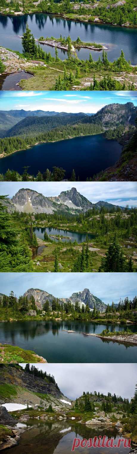 Горные озера Рейчел, Лайла и Рампарт