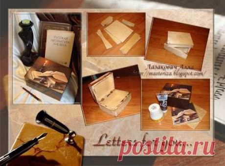 Заготовка шкатулки из фанеры..