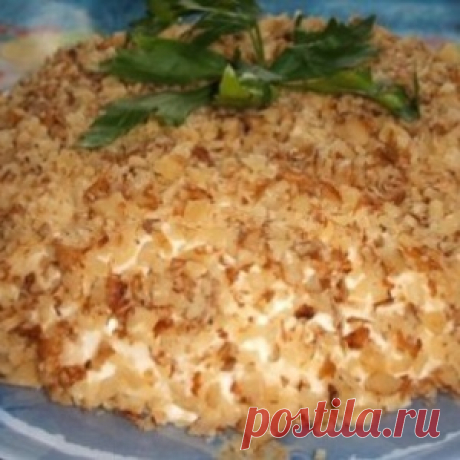 Салат с куриной грудкой - сытная закуска для любого праздника