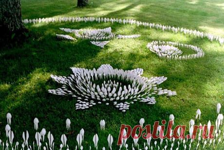 Самые оригинальные и красивые клумбы. Подбираем разные идеи для своей дачи или участка!. Комментарии