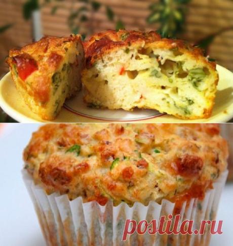 Маффины из кабачков: блюдо, от которого сложно оторваться! | Четыре вкуса