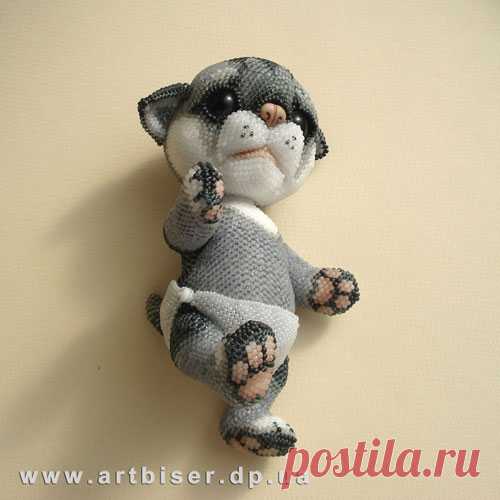 Авторские игрушки из бисера Волховской Ульяны :: "КотоПуськи" ::
