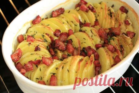 ​Картофель-гармошка