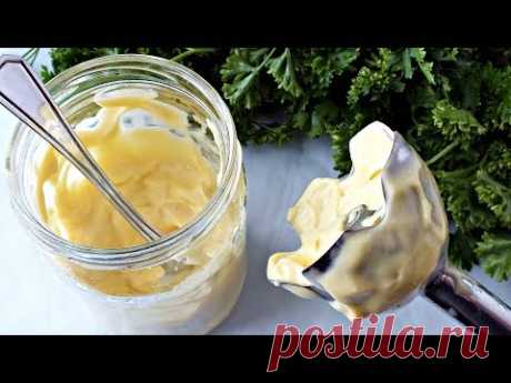 Майонез из целого яйца (погружной блендер)