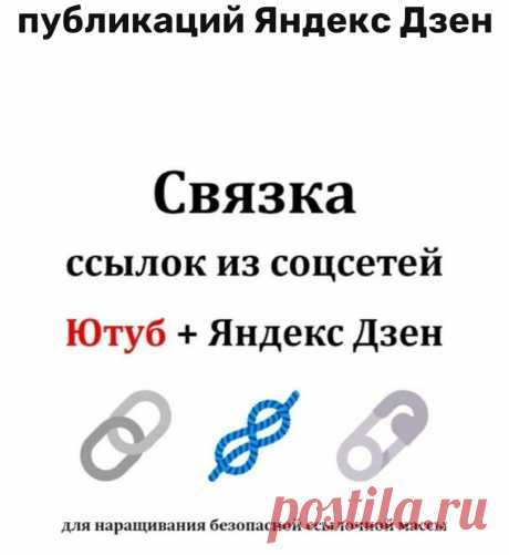 Создам связку безанкорных ссылок из Ютуб видео и постов на Яндекс Дзен