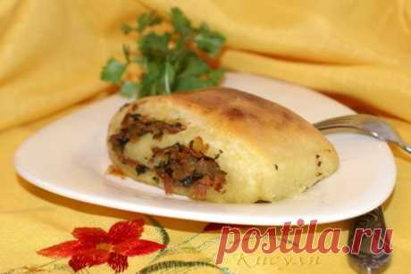 Мекленбургский картофельный рулет со шкварками - пошаговый рецепт с фото