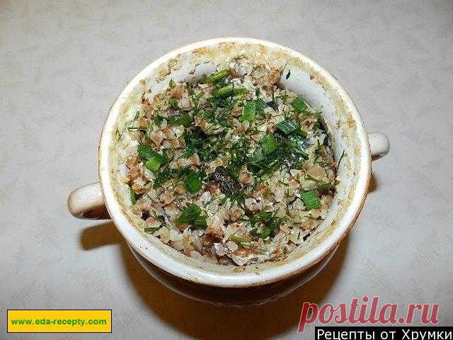 Гречка с мясом в горшочках