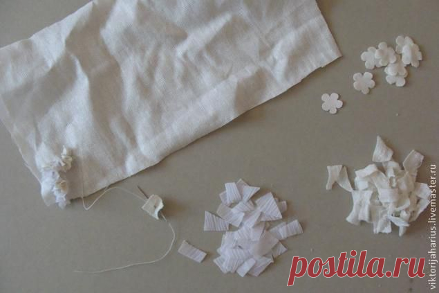 Изготовление фактурной ткани из лоскутов - Ярмарка Мастеров - ручная работа, handmade