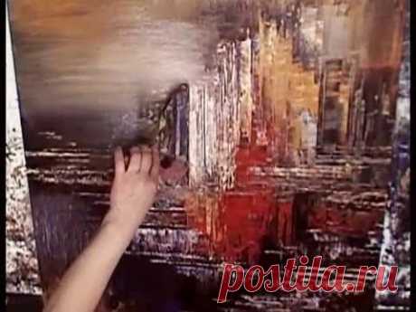 The Making of an Abstract Painting by Tatiana Iliina