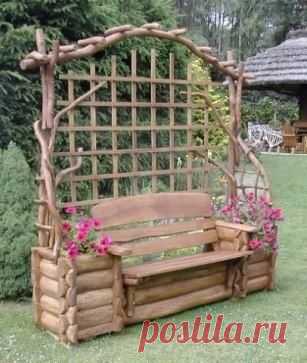 КРАСИВАЯ ИДЕЯ ДЛЯ СКАМЕЙКИ)