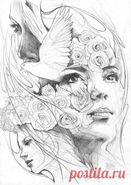 Прекрасные наброски от художника Danny O’Connor / Удивительное искусство