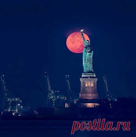 Лунное затмение XXI века глазами фотографов разных стран | Все о туризме и отдыхе
