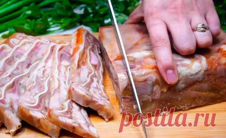 Буквально за копейки, получаем 1,5 кг мясной нарезки — ветчина отдыхает! Никто не верит, что готовится так просто!