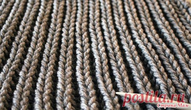 . Закрытие петель резинки 1х1. Фабричный край. Видео МК - Вязание - Страна Мам