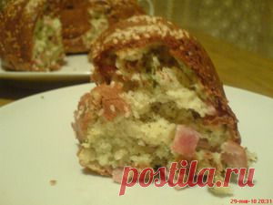 КЕКС ЗАКУСОЧНЫЙ С ВЕТЧИНОЙ И СЫРОМ. Рецепт c фото, мы подскажем, как приготовить!