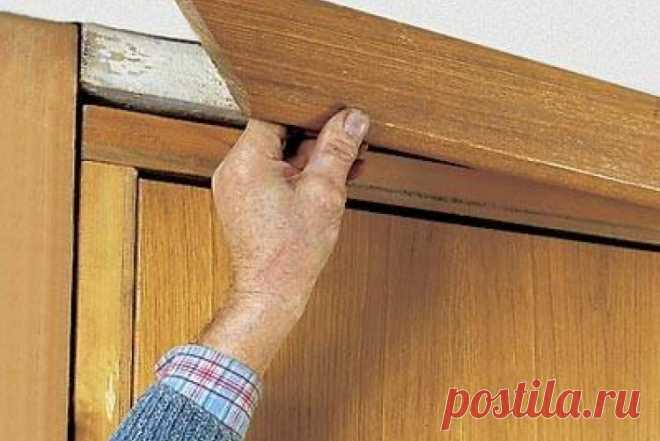 Как установить дверные наличники если стены кривые