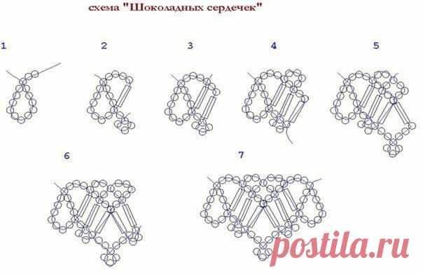 Ожерелья из бисера и бусин. Схемы плетения