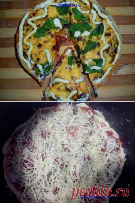 Быстрая пицца в мультиварке | Праздник вкуса