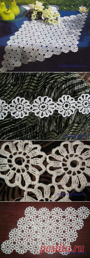 Салфетка с ромашками | Уют и тепло моего дома