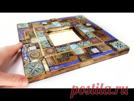 ✤ ВОСТОЧНОЕ ЗЕРКАЛО (полимерная глина) Мастер-класс / Светлана Няшина