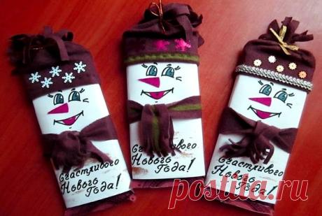 Сладкие подарки на Новый год своими руками | 33 Поделки | Яндекс Дзен