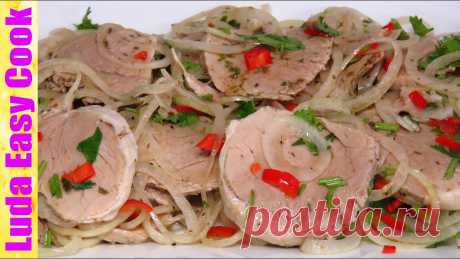 СОЧНАЯ МЯСНАЯ ЗАКУСКА С МАРИНОВАННЫМ ЛУКОМ. СЪЕДАЕТСЯ МОМЕНТАЛЬНО!!! | MEAT WITH PICKLED ONIONS ПРОСТОЙ И ВКУСНЫЙ САЛАТ ХОЛОДНЫЙ ШАШЛЫК С СОЧНЫМ МЯСОМ И ХРУСТЯЩИМ МАРИНОВАННЫМ ЛУКОМ. Это нереально вкусно!!! КАК ПРИГОТОВИТЬ ХОЛОДНЫЙ ШАШЛЫК ИЗ СВИНИНЫ. Вк...