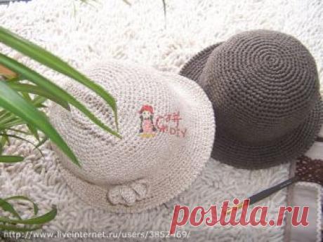 Шляпы крючком