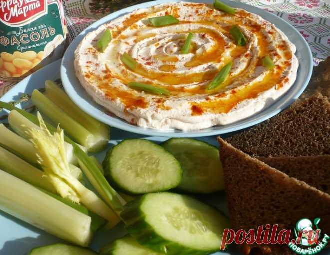 Сливочный дип-соус из белой фасоли – кулинарный рецепт