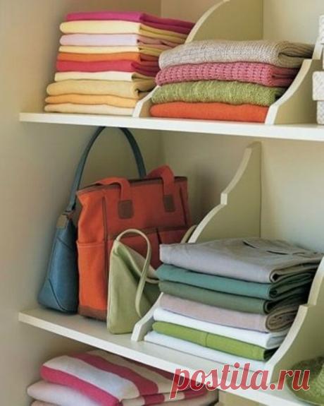 22 ПРИМЕРА, КАК СКЛАДЫВАТЬ ВЕЩИ В ШКАФУ — okk.club