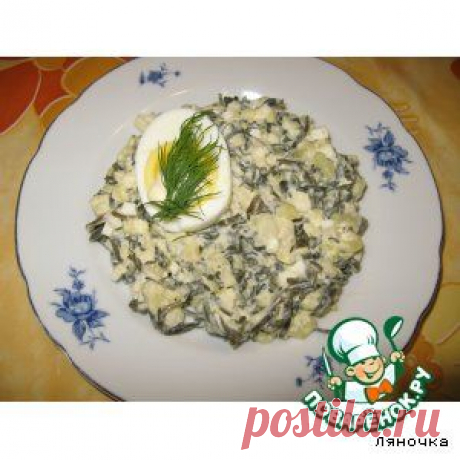 Салат с морской капустой от Ляночки - кулинарный рецепт