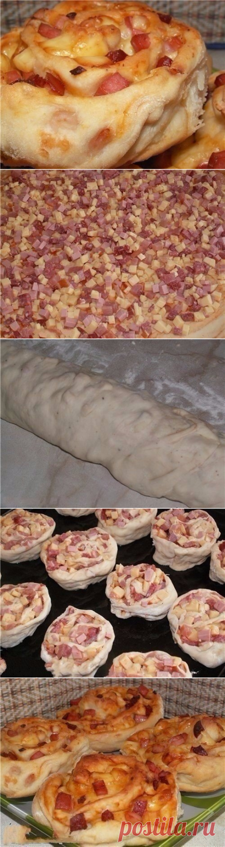 Как приготовить пиццы-розочки - рецепт, ингридиенты и фотографии