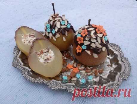 Фаршированная груша сыром и орехами!