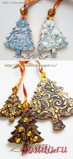 Красный сундучок: Декоративная подвеска "Ёлочка"