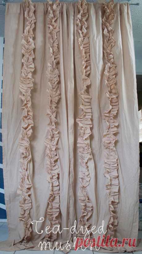 Ruffled Curtains by TheDesignParlor on Etsy