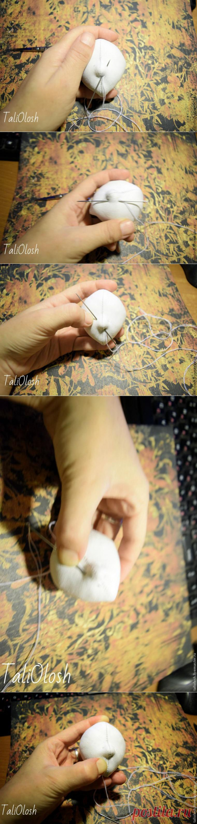 Создание объемной текстильной кукольной головки. Часть первая - Ярмарка Мастеров - ручная работа, handmade