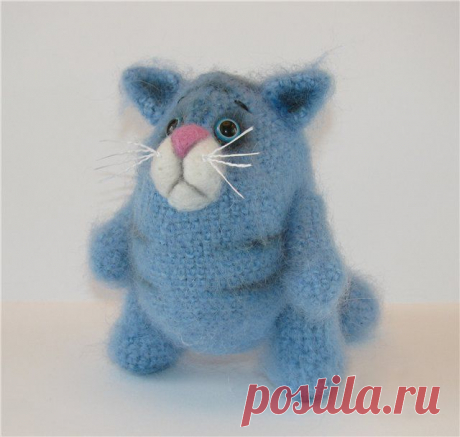 Вяжем крючком кота Обжорика - Ярмарка Мастеров - ручная работа, handmade