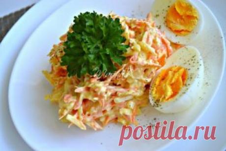 Французский салат с морковью и сыром — готовьте побольше!
